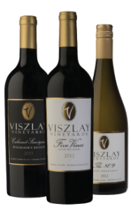 Bottle of Viszlay Cabernet Sauvignon, Five Vines and The 809